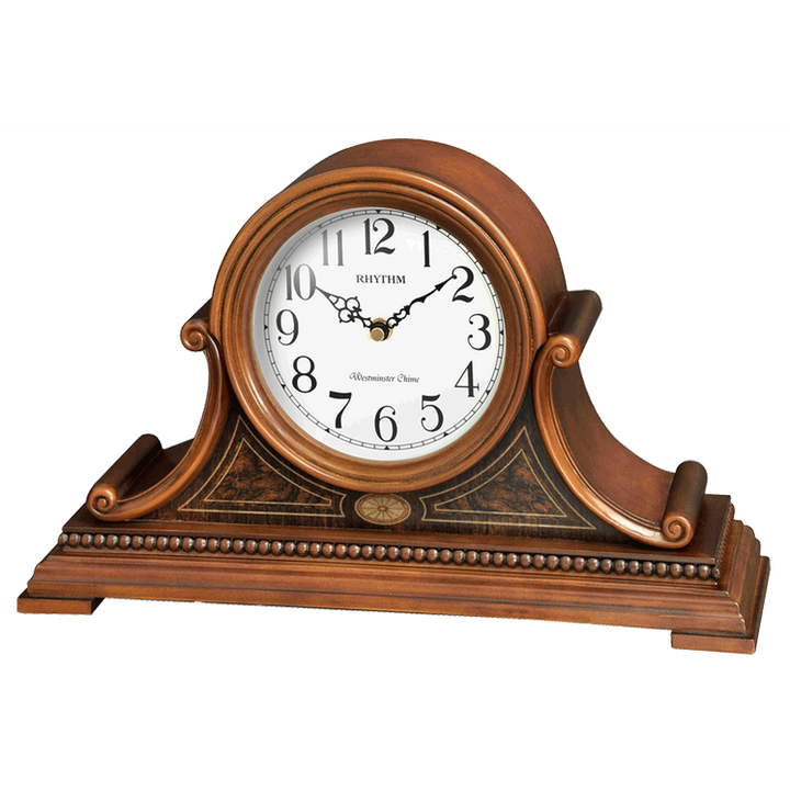 Rhythm Table Clock Wooden Westminster Chime RTCRH262NR06