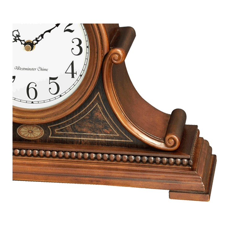 Rhythm Table Clock Wooden Westminster Chime RTCRH262NR06 Solar Time™