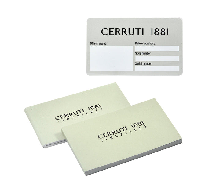Cerruti 1881 Warranty Card