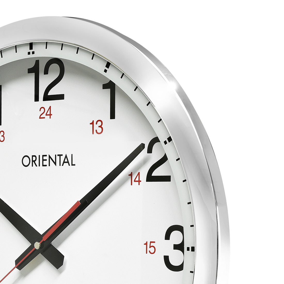 Oriental Analog Wall Clock Dual Times OTC009C113 – Solar Time™
