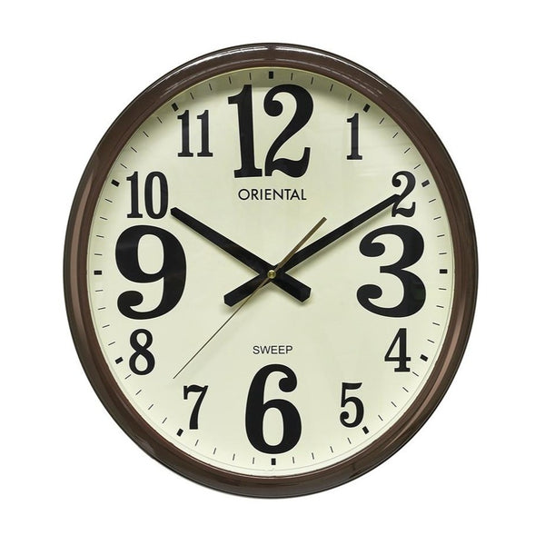 Oriental Analog Wall Clock Big Numeric OTC011N313 – Solar Time™
