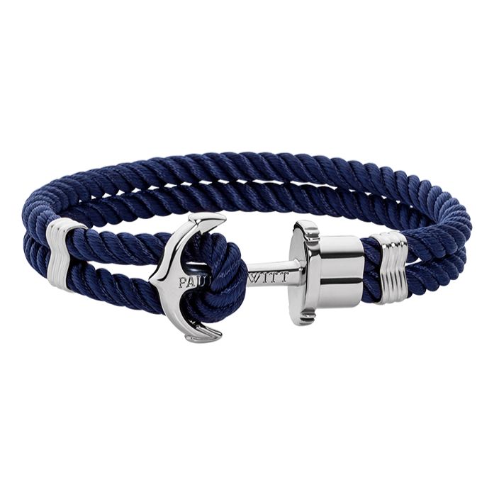 Paul Hewitt Phrep Bracelet Silver Navy – Solar Time™