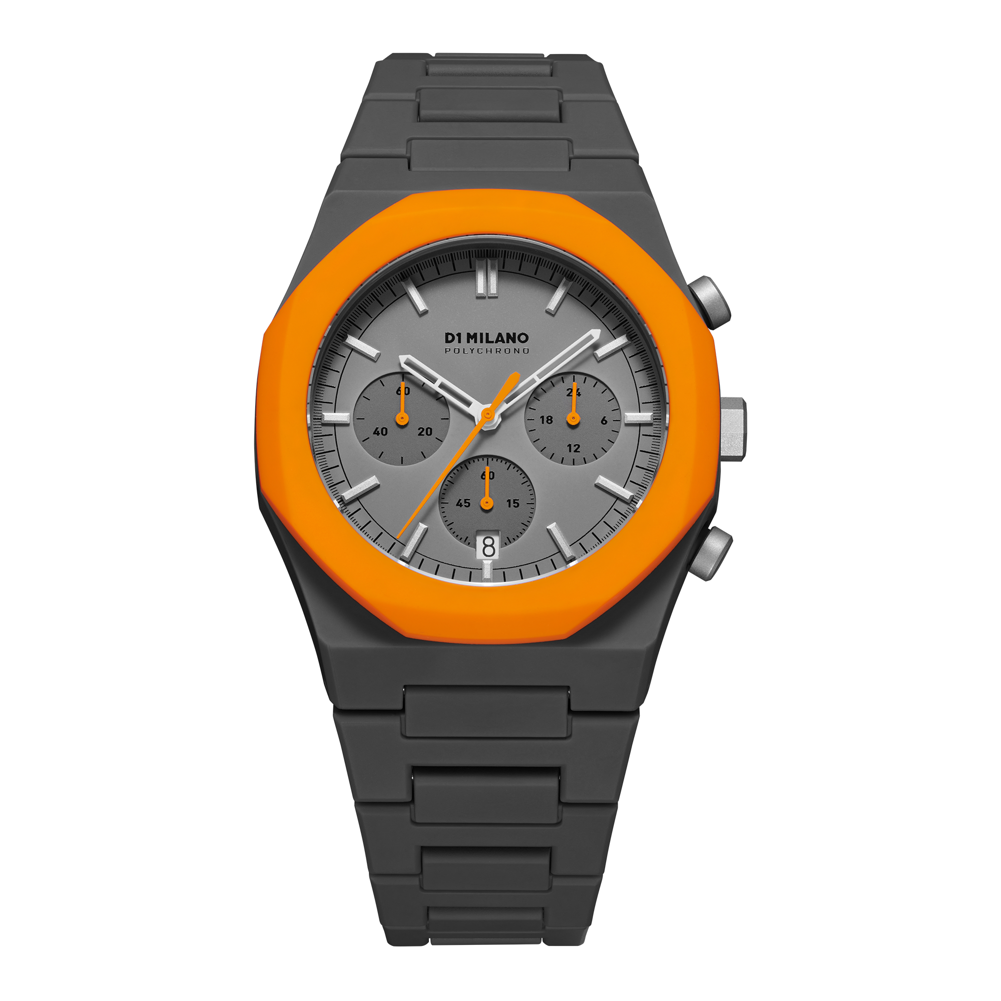 D1 Milano Polychrono Orange Blast D1-PHBJ01 – Solar Time™
