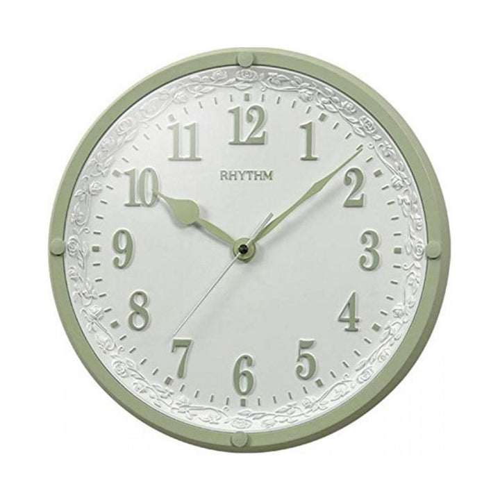 Rhythm Wall Clock Polyresin 3D Numerals RTCMG515NR05