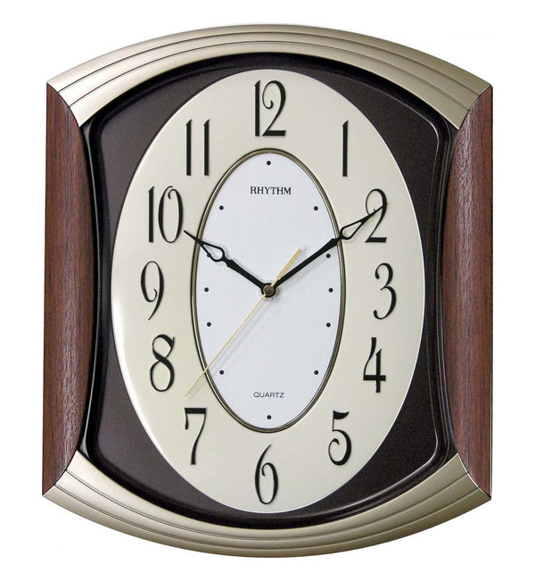 Rhythm Wall Clock 3D Numerals RTCMG856NR06