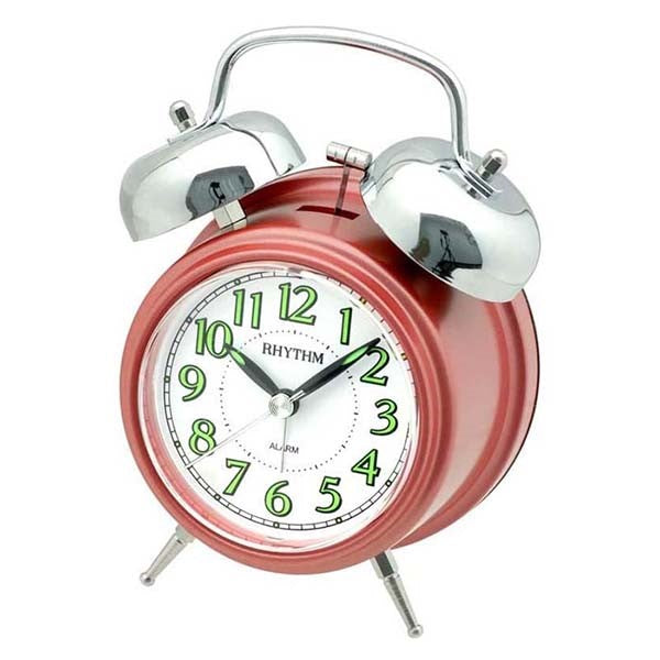 Rhythm Analog Alarm Clock Super Bell RTCRA844NR01