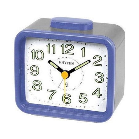 Rhythm Analog Alarm Clock Bell RTCRA637WR04