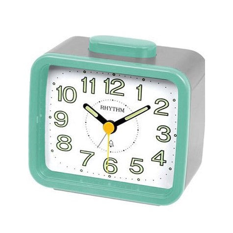 Rhythm Analog Alarm Clock Bell RTCRA637WR05
