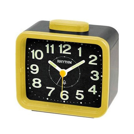Rhythm Analog Alarm Clock Bell RTCRA637WR33