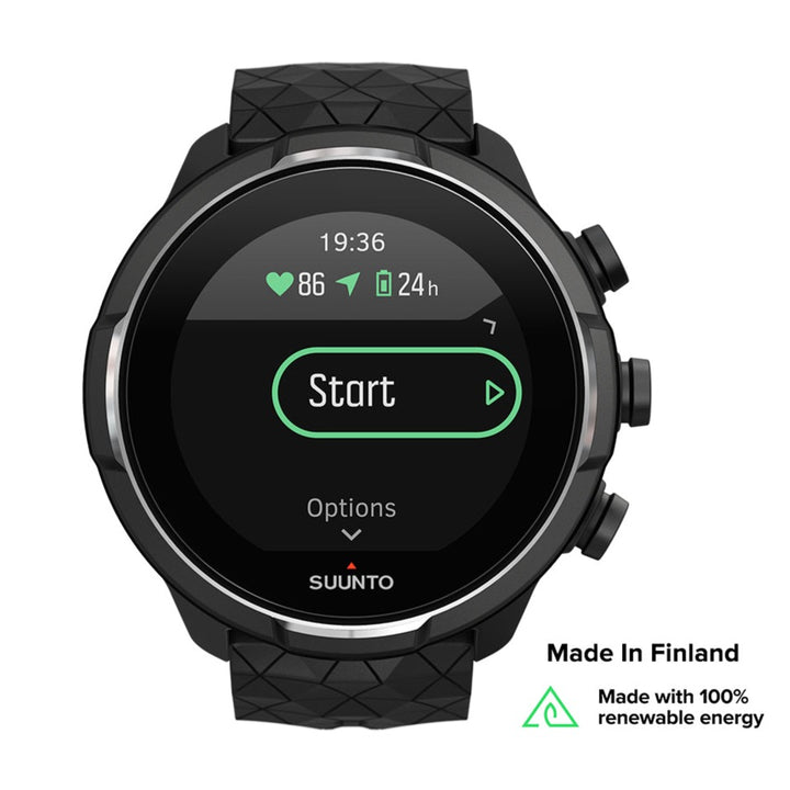 Suunto 9 Baro Titanium - Durable Multisport GPS Watch With A Long Battery Life And Barometric Altitude-Made in Finland