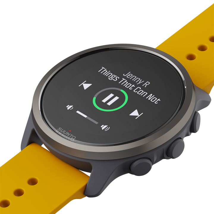 Suunto 5 Peak Ochre - Lightweight multisport watch for training, exploring and wellbeing-Made in Finland with 100% renewable energy