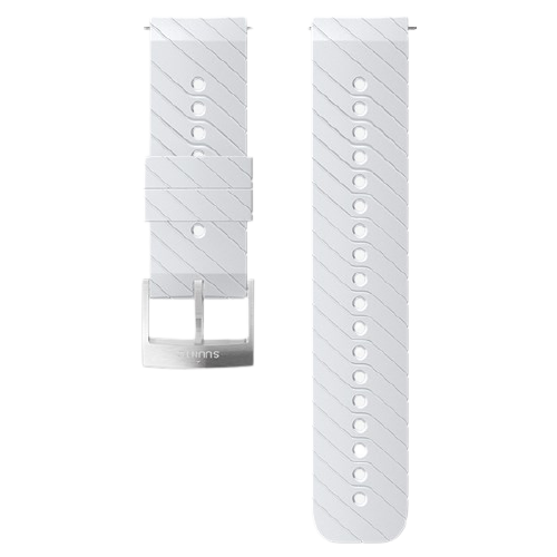 Suunto 24mm Athletic 3 Silicone Strap - White Steel (M size)