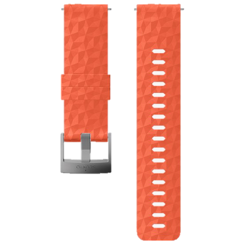 Suunto 24mm Silicone Coral Gray Strap (M size)