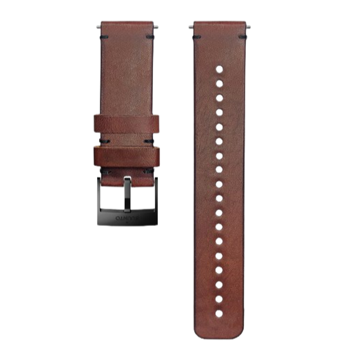 Suunto 24mm Urban 2 Leather Strap - Brown Black (M size)