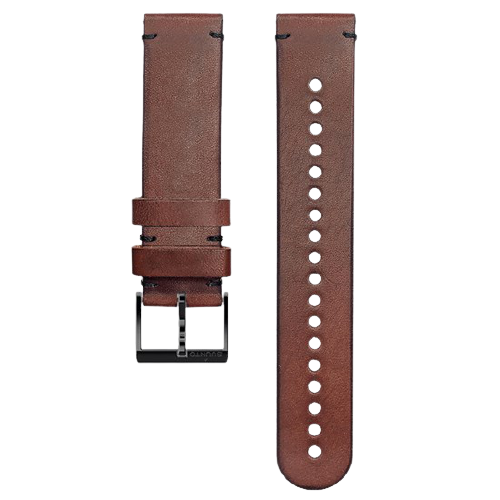 Suunto 20mm Urban 2 Leather Strap - Brown Black (M size)