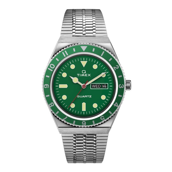 Timex Q Timex Reissue Green Contemporary TMTW2U61700U9