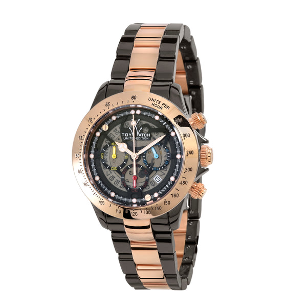 ToyWatch Heavy Metal Chronograph TYCHMC10BKPG  Solar Time