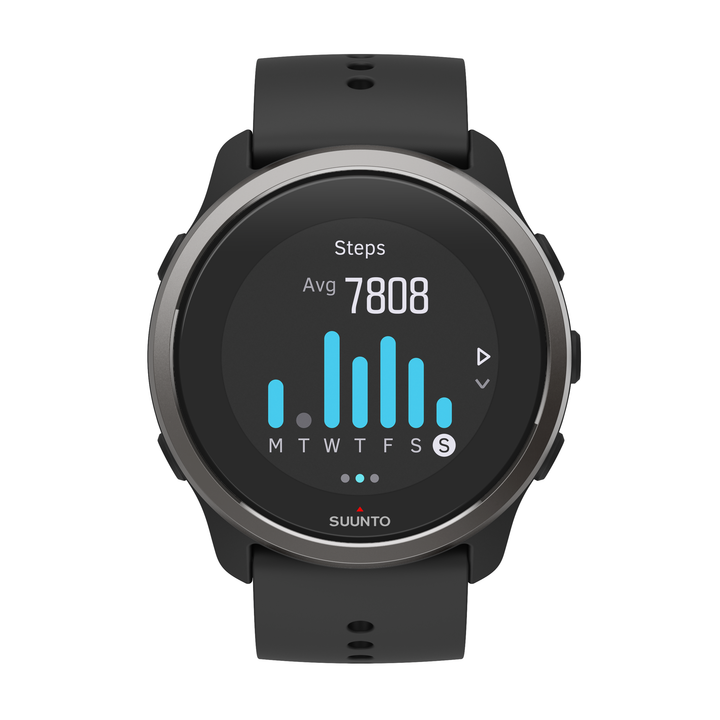 Suunto 5 Peak Black - Lightweight multisport watch for training, exploring and wellbeing-Made in Finland with 100% renewable energy