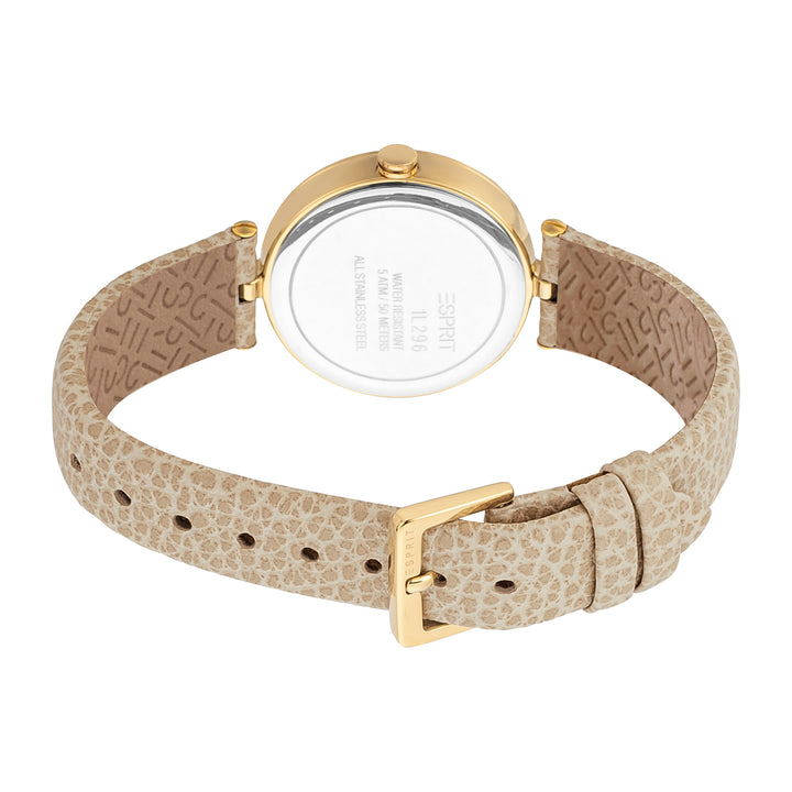 Esprit Nova Gold Women Watch & Jewellery Set ES1L296L0045