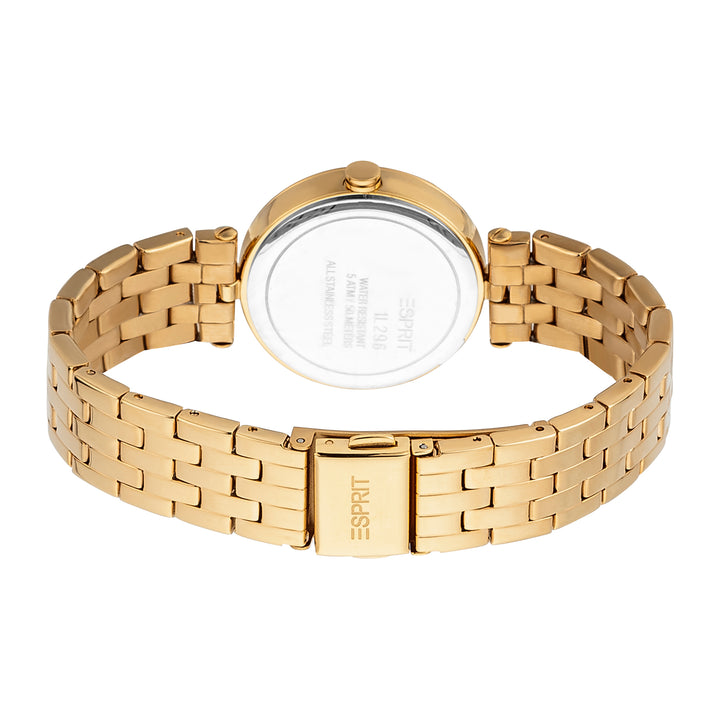 Esprit Nova Gold Women Watch & Jewellery Set ES1L296M0095