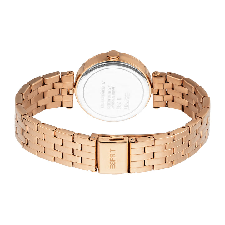 Esprit Nova Gold Women Watch & Jewellery Set ES1L296M0105