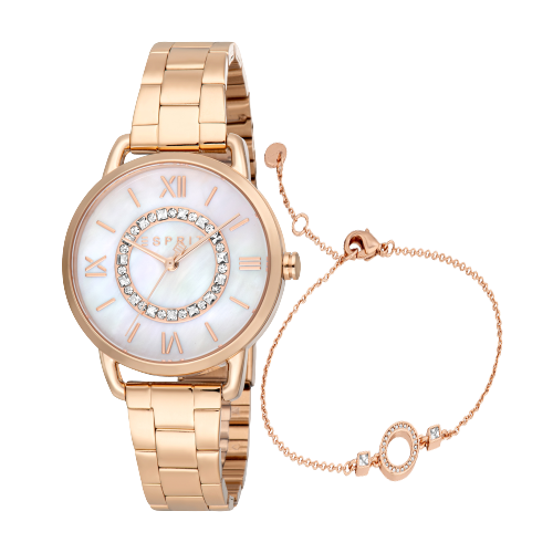 Esprit Tula II Women Watch & Jewellery Set ES1L418M0075