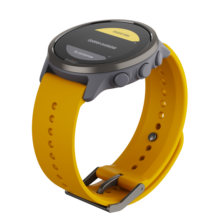 Suunto 5 Peak Ochre - Lightweight multisport watch for training, exploring and wellbeing-Made in Finland with 100% renewable energy