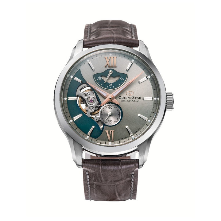 Orient Star Layered Skeleton Men Contemporary Automatic 2 Straps Set Limited Edition ORRE-AV0B09N