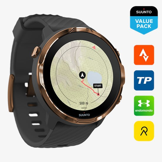 Suunto 7 Graphite Copper - The Smartwatch for Sporty Life